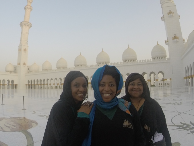 Auntie, Mom and Me at the Mosque